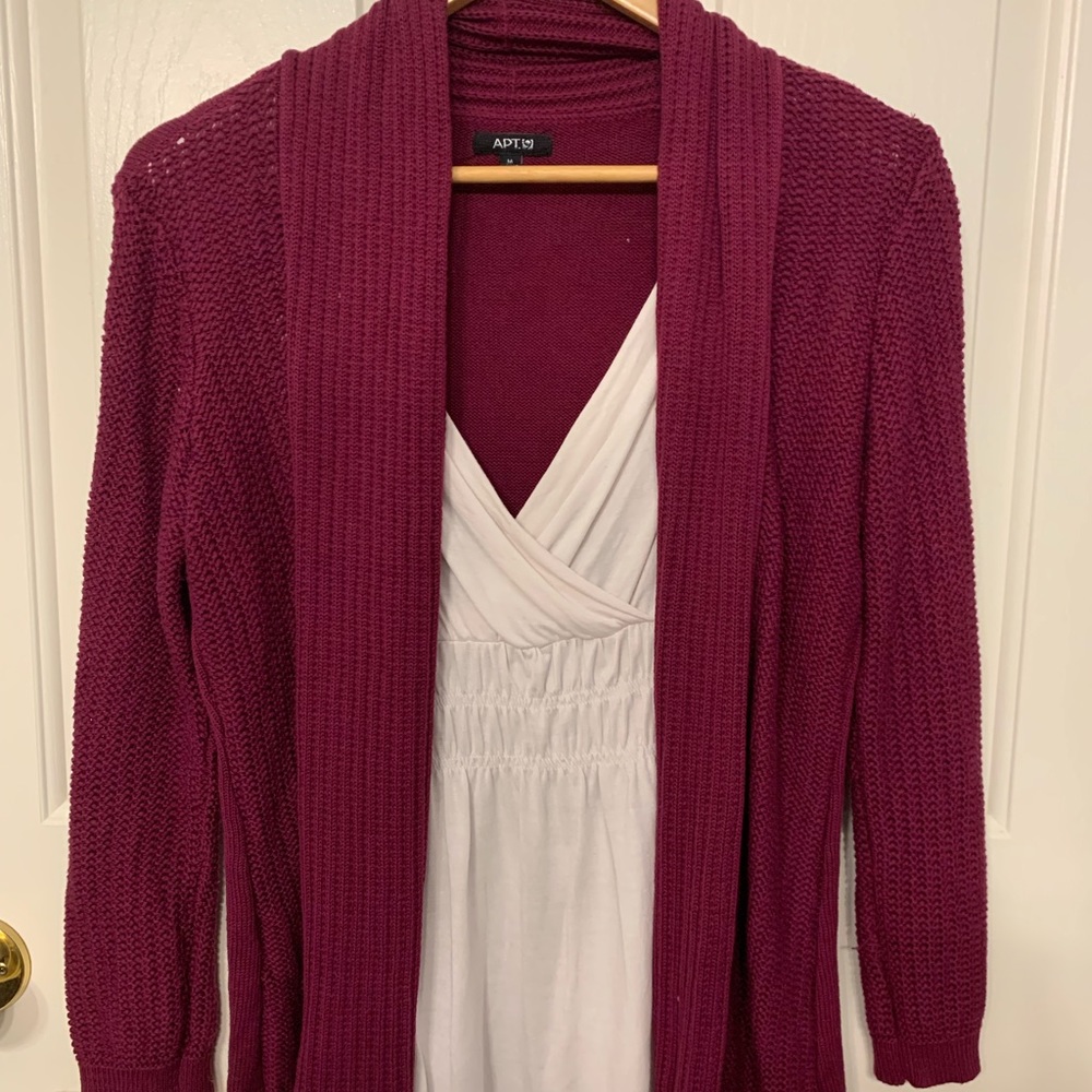 Cardigan w/ faux blouse